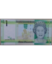 Джерси 1 фунт 2018 UNC арт. 4364